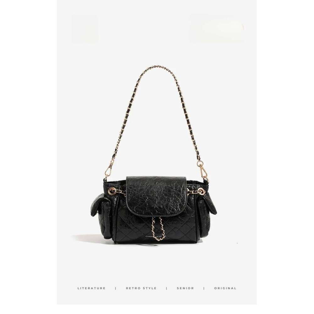 2025 Autumn And Winter New Chain Handbag Niche High Sense Simple Leisure Commuting Shoulder Messenger Small Square Bag