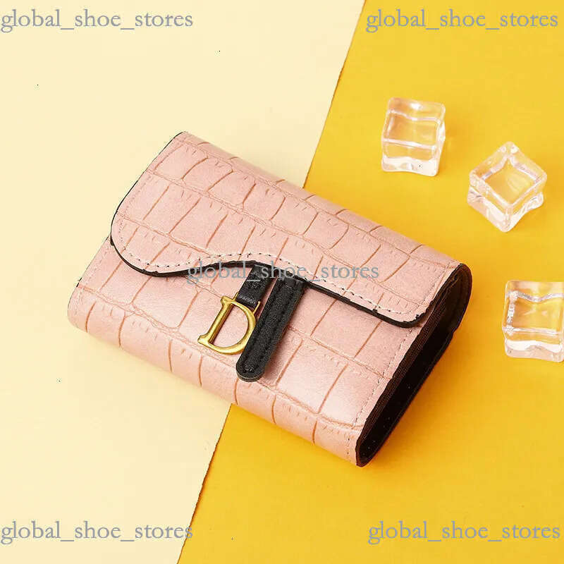 Designer New European And American Style Exquisite High End Multi Slot Small Card Set Women Light Niche Crocodile Pattern Wallet