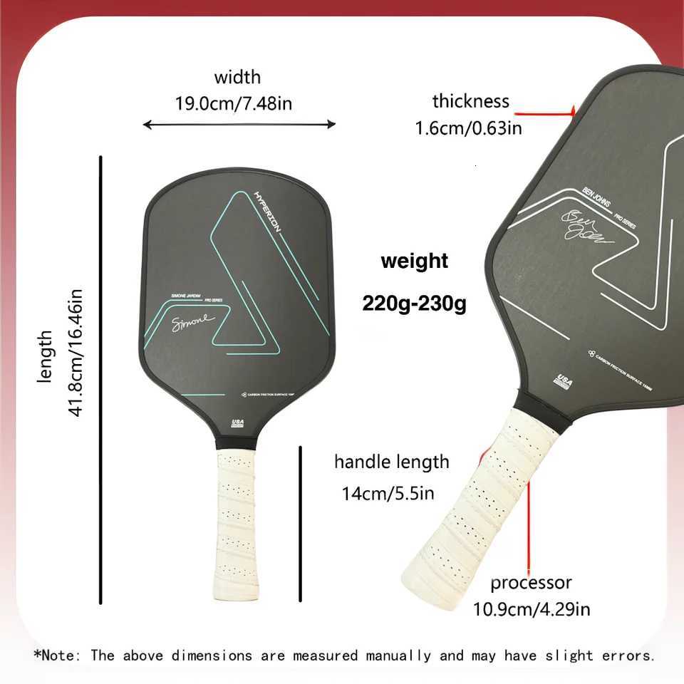 New Pickleball Paddle Training Racket T700 Carbon Fiber 6MM Honeycomb Core Professional Pickleball USA PA Approved Pickleball W251021