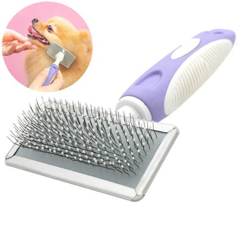 Dog Brush Massage Dog Hair Brush Stainless Steel Combs for Cats Cleaning Tools Pet Grooming Dogs Accessories C2510217