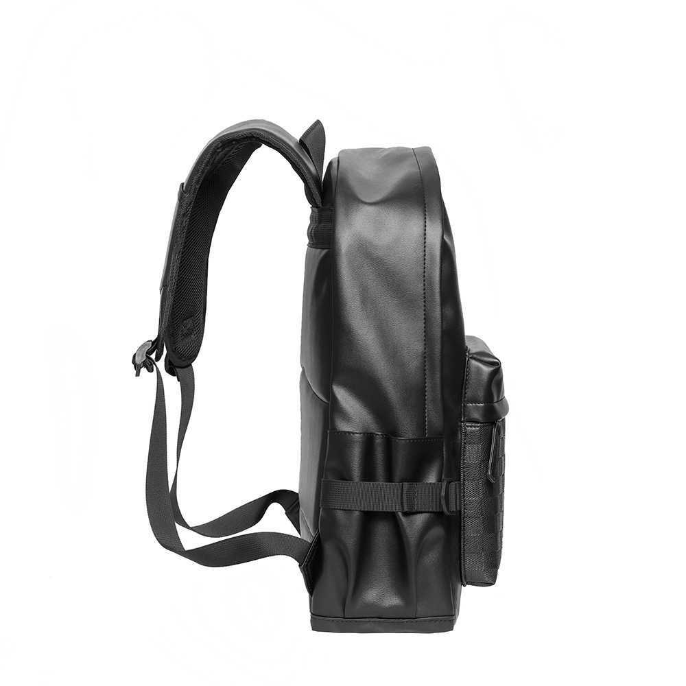 free shipping Black Men Backpacks Luxury Students School Bag Luxury Laptop Bags Leather String Backpack Business Travel Back Bags