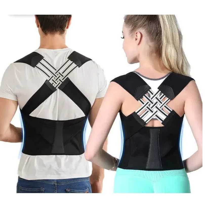 Back Shoulders Support Posture Corrector for Females Gym Rehabilitationequipment Yoga Back Belts Corset Lumbar Back Corrector D251021
