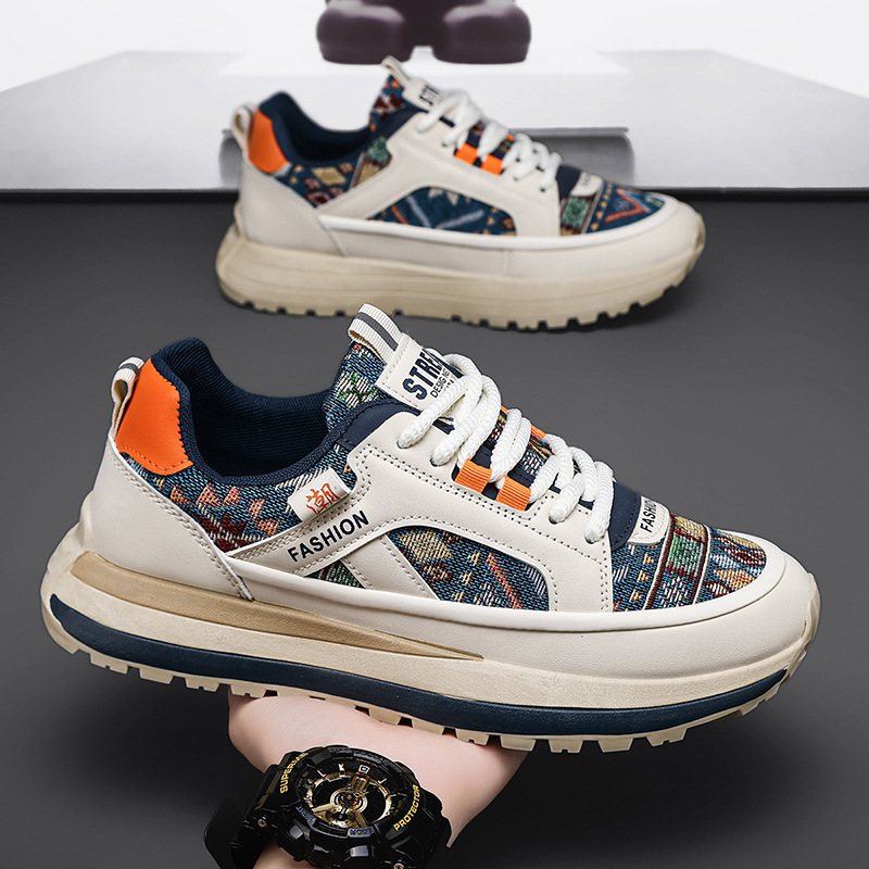 Shoes: Men's shoes 2025 new autumn breathable trendy brand versatile sports casual shoes, men's trendy brand platform daddy shoes