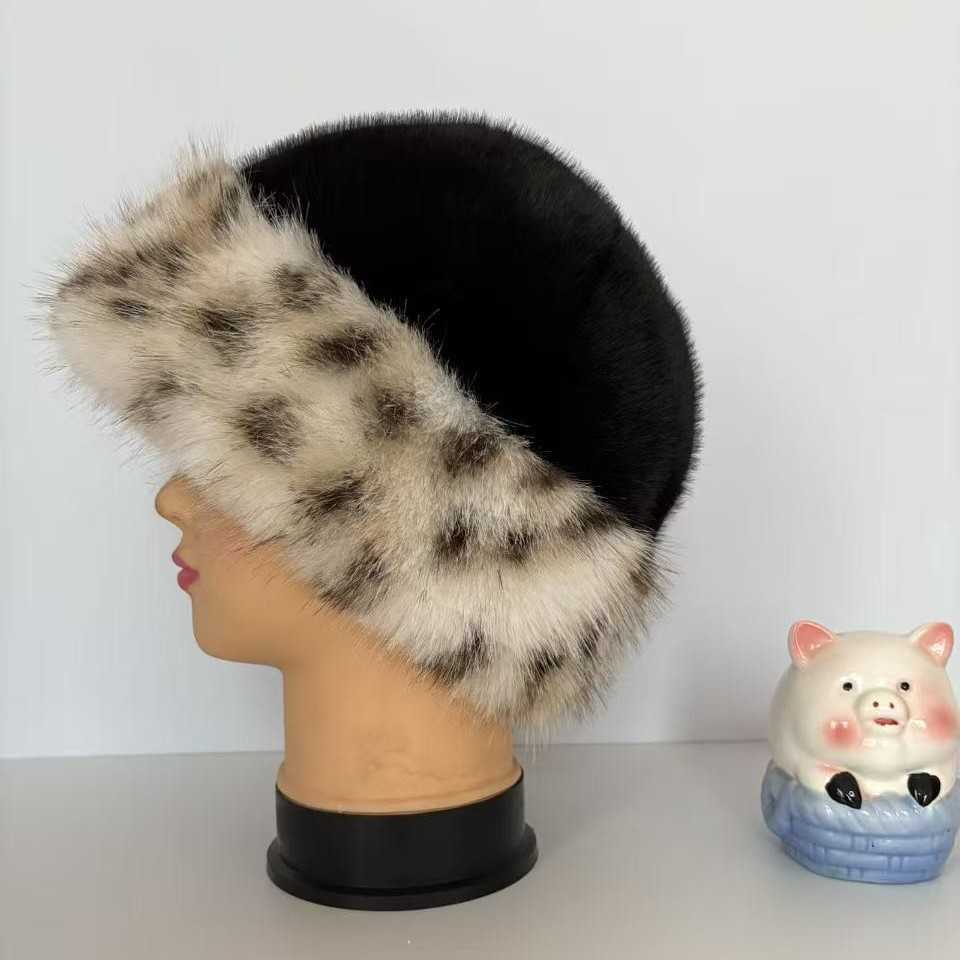 Winter Plush Fisherman Hat Warm Ear Protection Bucket Hat Hat Slimming Coldproof Hat for Women H251020