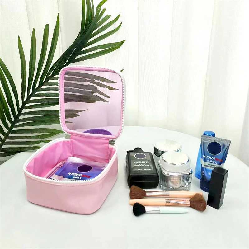 Multifunctional Cosmetic Bag Clear Makeup Storage Bags With Zipper Portable Travel Cosmetic Bags For Women Transparent ToiletryW251021