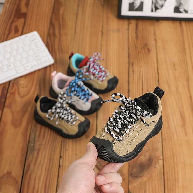 Children Hiking Shoes Baby Girls Boys Genuine Leather Sneakers Autumn Kids Casual Shoes Nonslip Soft Sole Infant Toddler Shoes C251021
