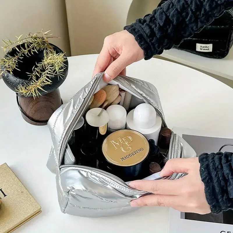 2PcsSet Large Capacity Fashion Makeup Bag Portable Travel Multifunctional Toiletry Skin Care Bag Waterproof Cosmetic Bag SetW251021