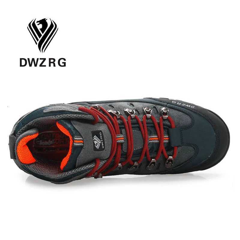 Men Hiking Shoes Waterproof Leather Shoes Climbing Fishing Shoes New Popular Outdoor Shoes Men High Top Winter Boots L250909