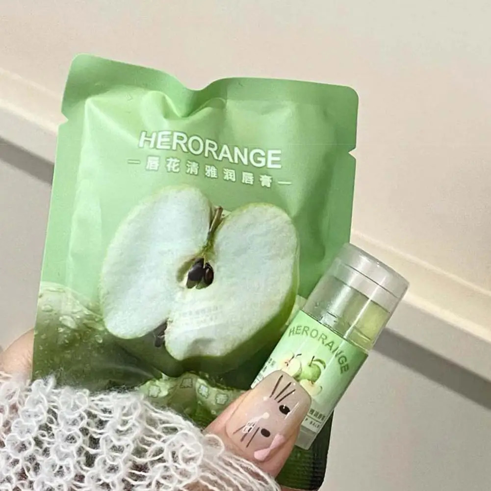 Moisturizing Lip Balm Transparent Fruit AntiDry Anti Crack Lipstick Fade Fine Lines Hydrating Colored Lip Care Jelly Gel 251018