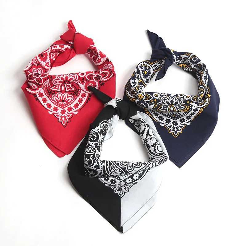 Hip Hop Kerchief Bohemian Print Bandana Paisley Pattern Headbands Outdoor Unisex Headband Wrist Wraps Face Mask Handkerchief W251021