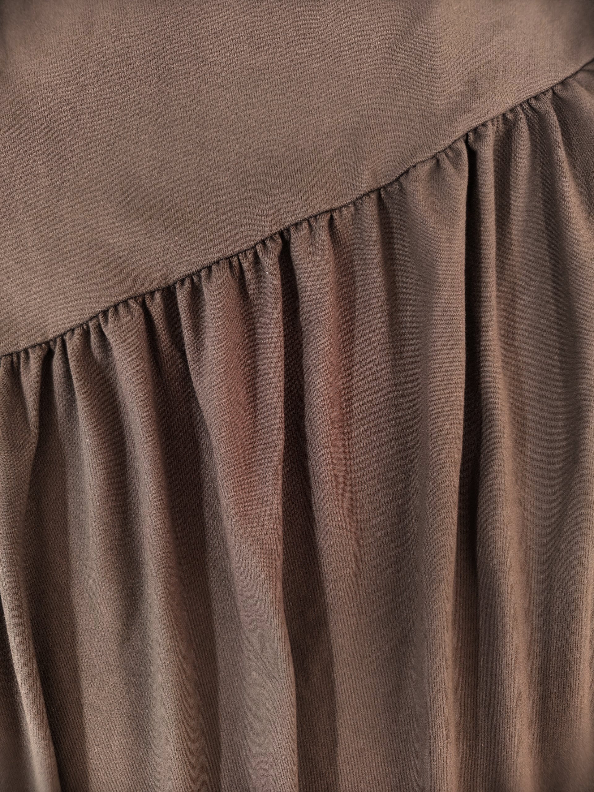 Women's Autumn & Winter Solid Color Printed Long Sleeve Dress, Milk Silk Elegant Office Casual Straight Dress (S-XXL, Brown/Black/Red/Green)-CF55