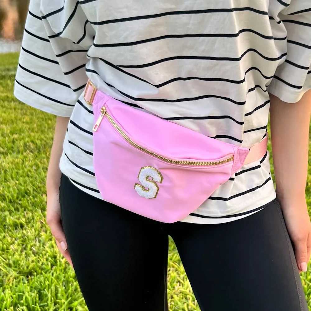 Candy Color Personalized Girls Belt Bag Sports Bum Bag Waterproof Zipper Waist Bag Nylon Waist Pack Waist Fanny Packs Z251021