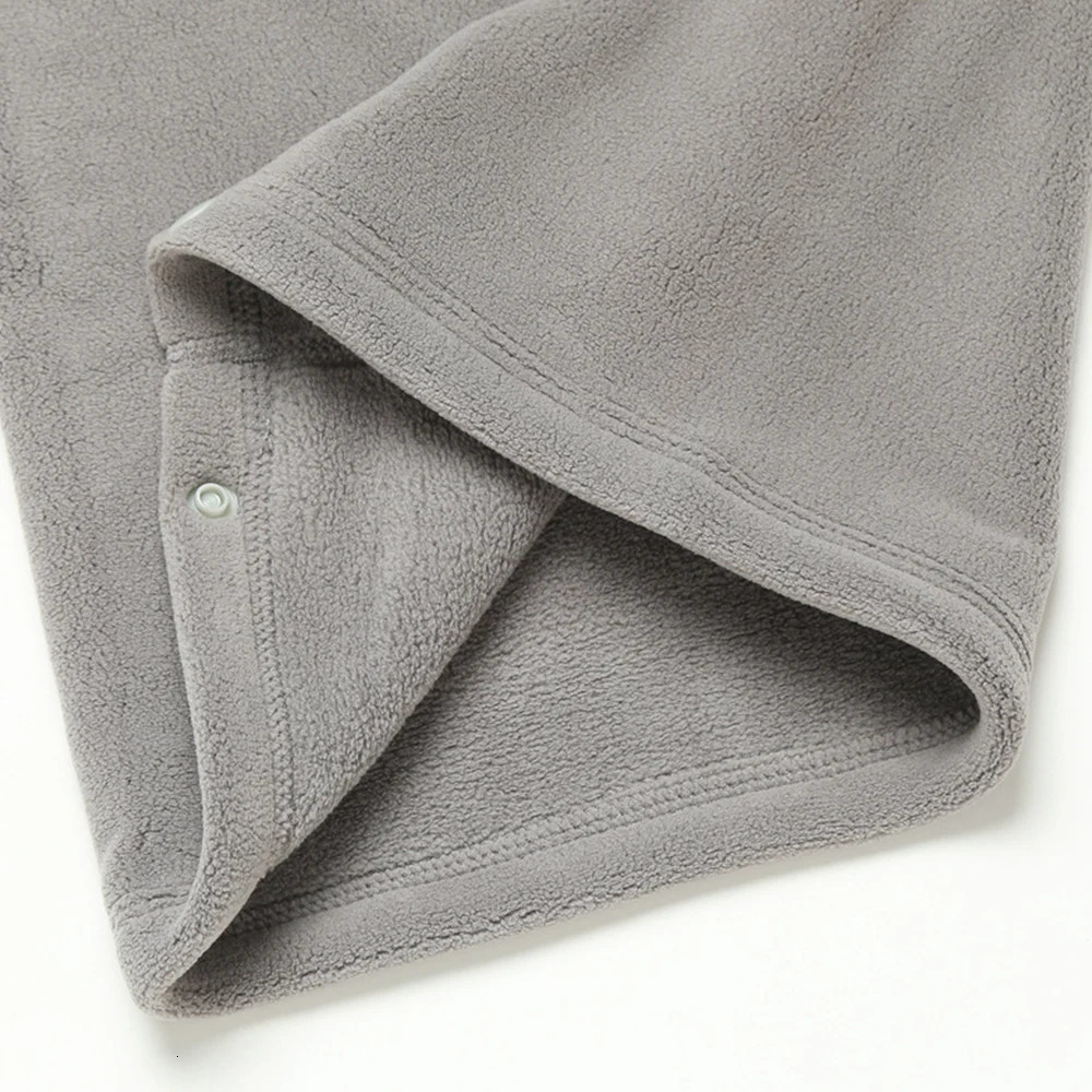 Head Neck Wrap Neckerchief Plush Lined Neck Warmer Pullover Scarves Fleece Button Scarf Winter Scarf Woman 251021