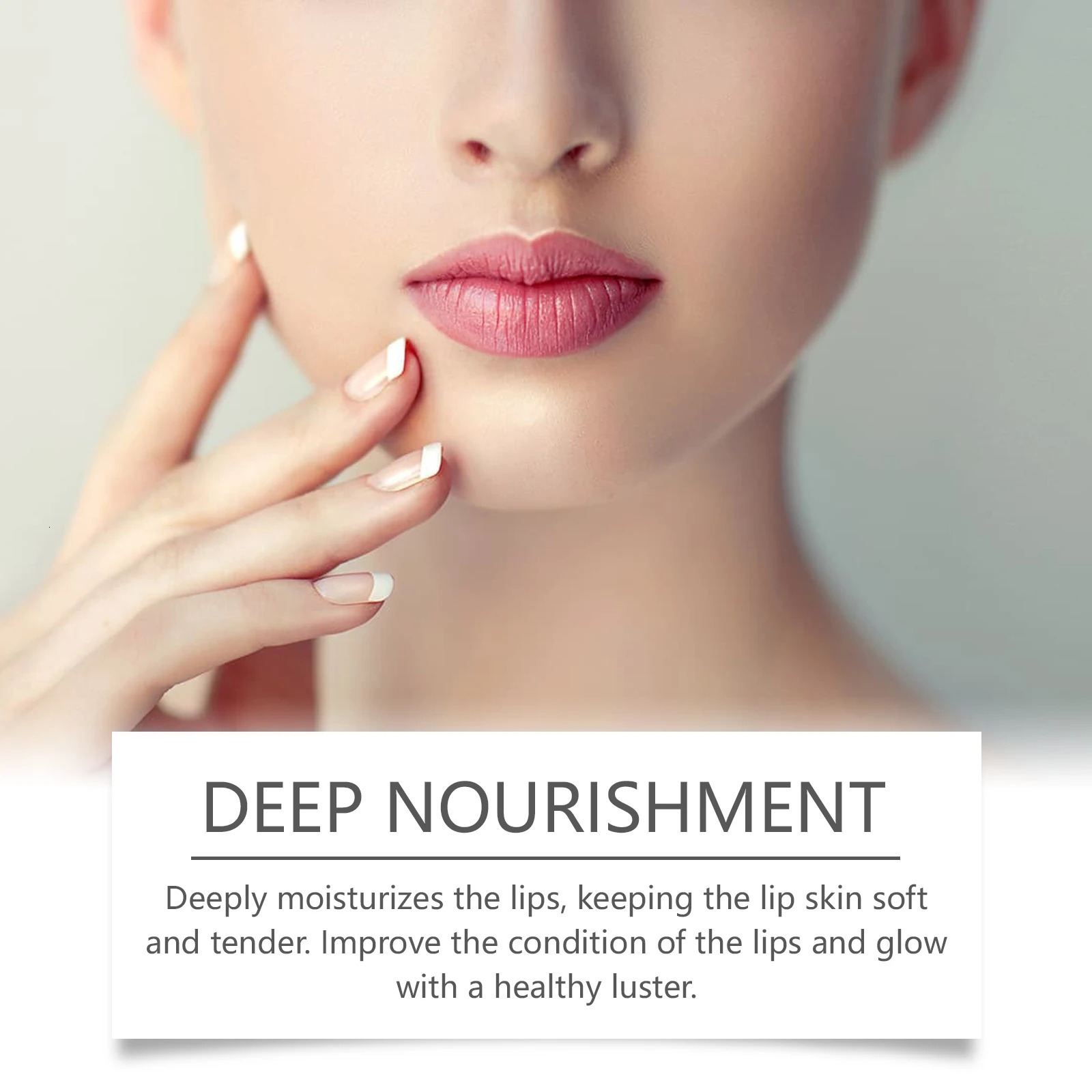 Viareline 10g Cherry Blossom Lip Balm Sleeping Lip Care Brightening Smooth Lip Lines Lasting Moisturizing Plumping Lip Balm 251018