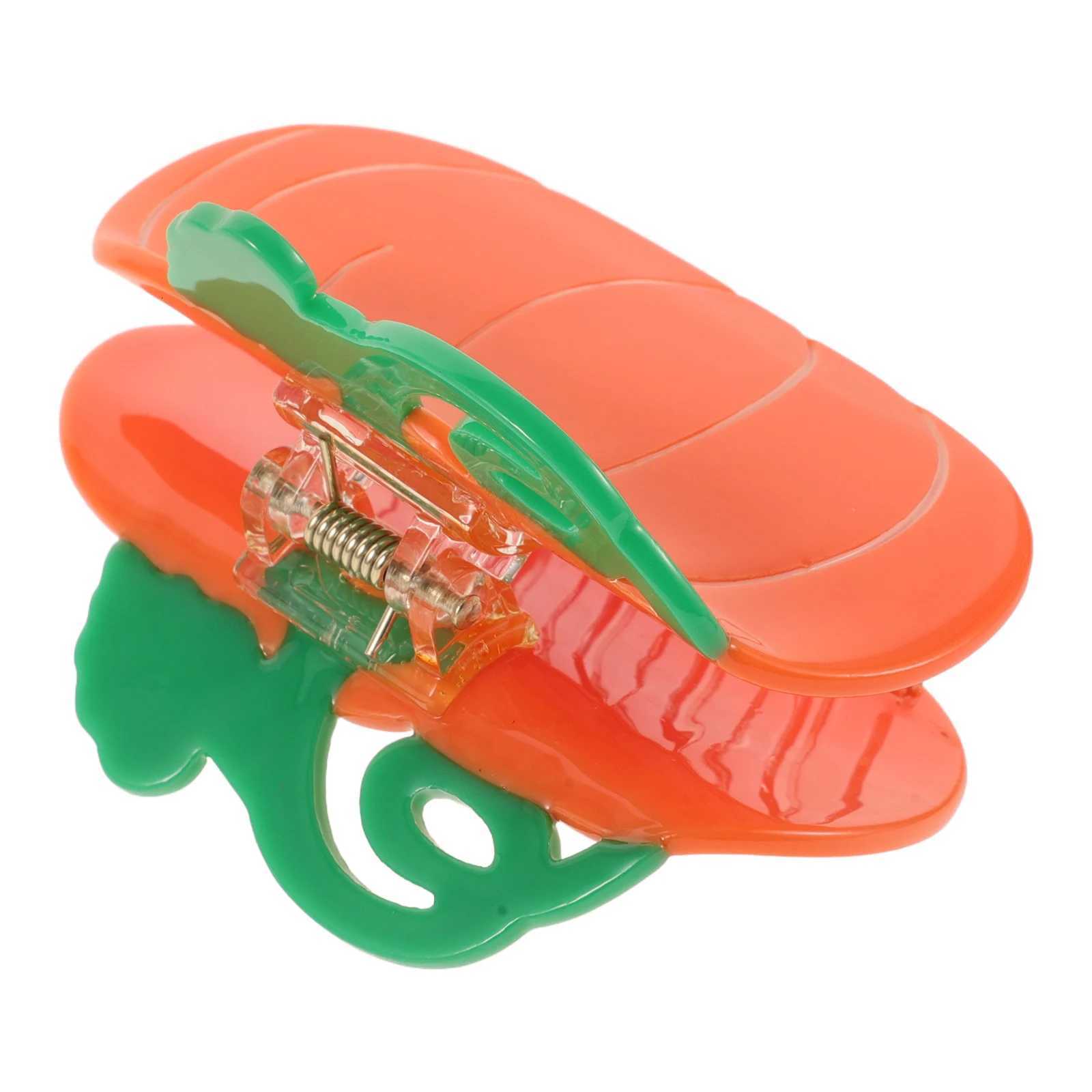 Halloween Pumpkin Bat Hair Claw Clip Back Of The Head Grab Clip Shark Clip Headdress For Women Girls Hair AccessoriesW254021