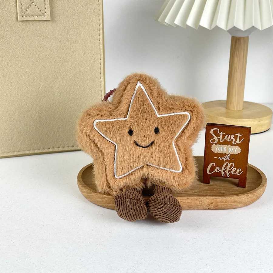 Cute Fun Star Plush Key Pendant Christmas Creative Cartoon Star Plush Doll Decoration Pendant Children Birthday Gift W251021