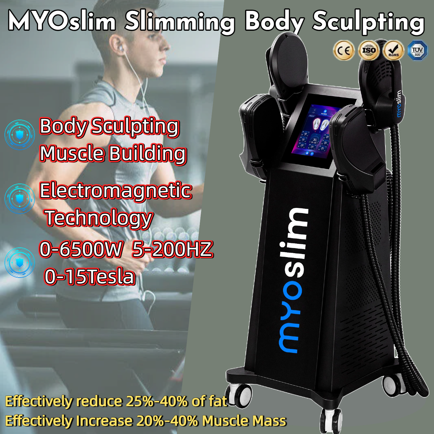 Hot EMSzero Body Sculpting EMS Sculpt Electro Magnetic Stimulation Weight Loss And Muscle Building Machine Fat Removal Body Contouring MYOslim Machine