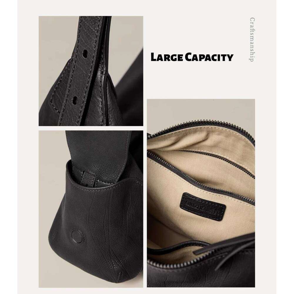 Toast-Shaped Casual Crossbody Shoulder Bag Commuting Tote For Women Soft, Spacious, Minimalist Vintage Style 251021