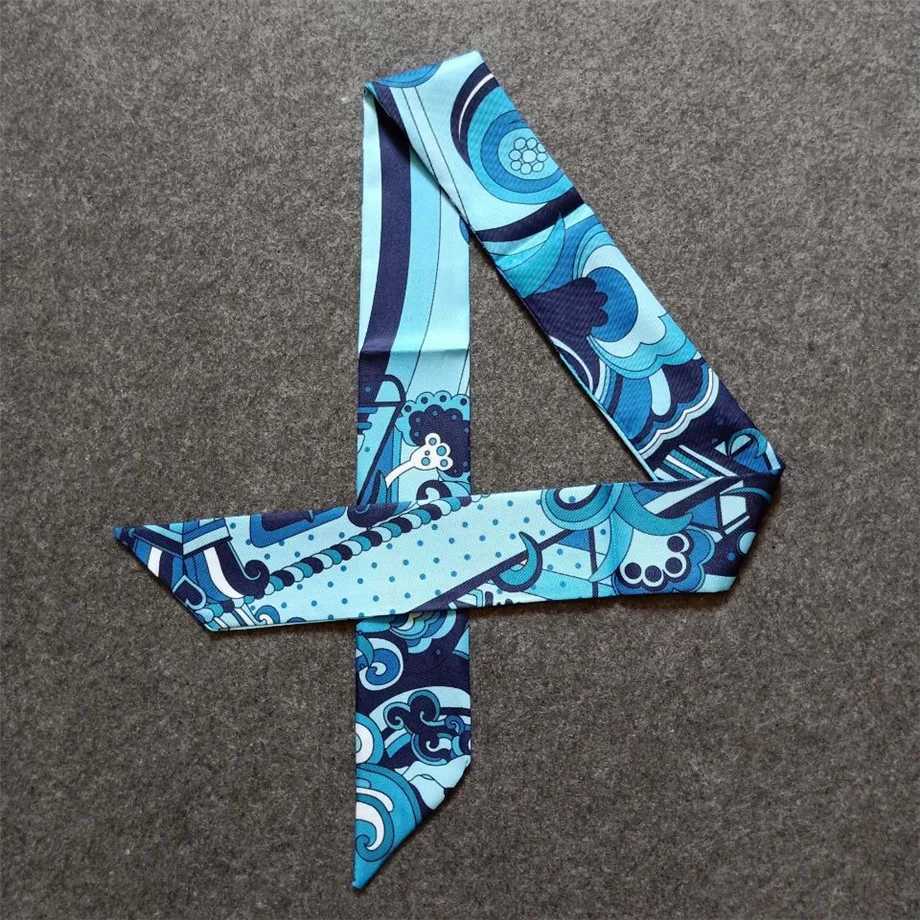 New Design Drive Silk Scarf 2023 Luxury Brand Scarf Wen Skinny Bag Hair Neck Scarf Foard Fme bandW251021