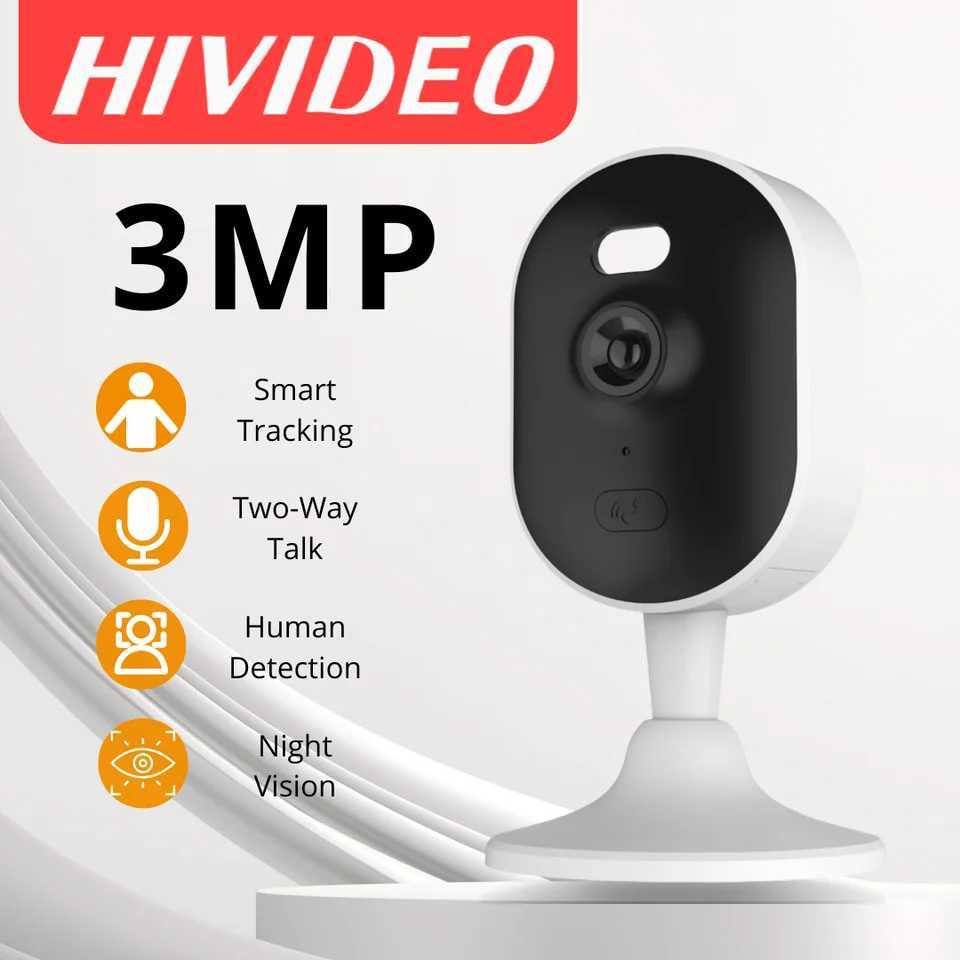 HIVIDEO 3MP Indoor Wifi Security Camera Baby Monitor IP Camera Video Surveillance WiFi Camera Cctv Camera J251121
