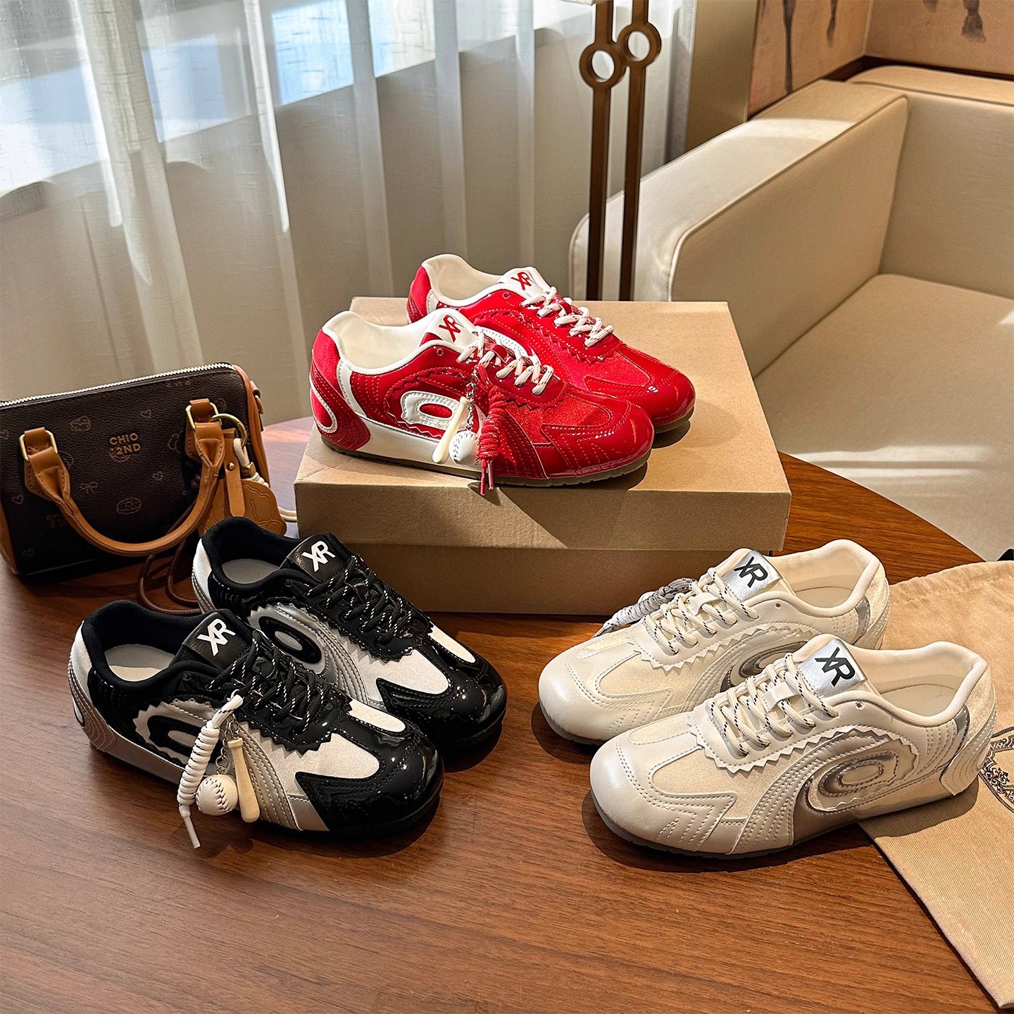 Korean niche heightened racing German training shoes women's early autumn new retro versatile casual sports Forrest Gump shoes2025