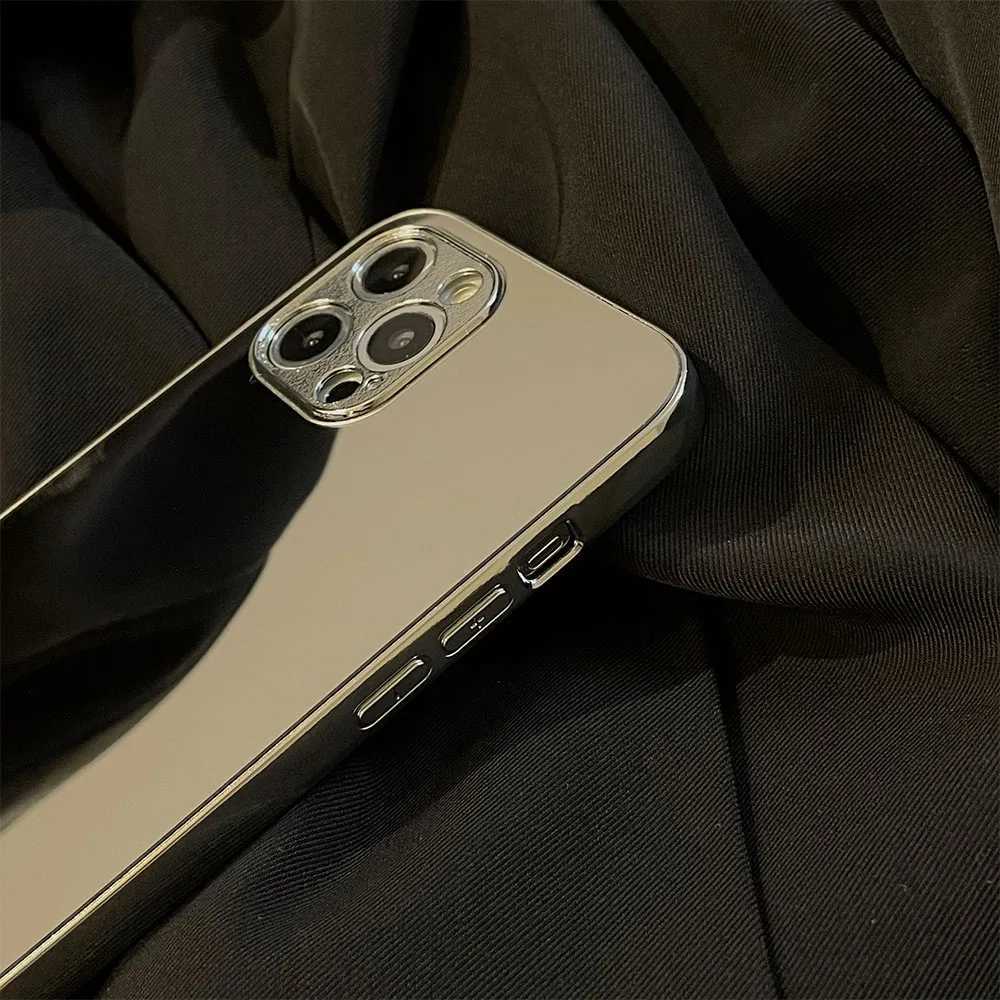 Luxury Makeup Mirror Phone Case For iPhone 13 12 11 14 Pro Max XS X XR 7 8 plus SE Crossbody Necklace Cord Lanyards Rope Cover J251114