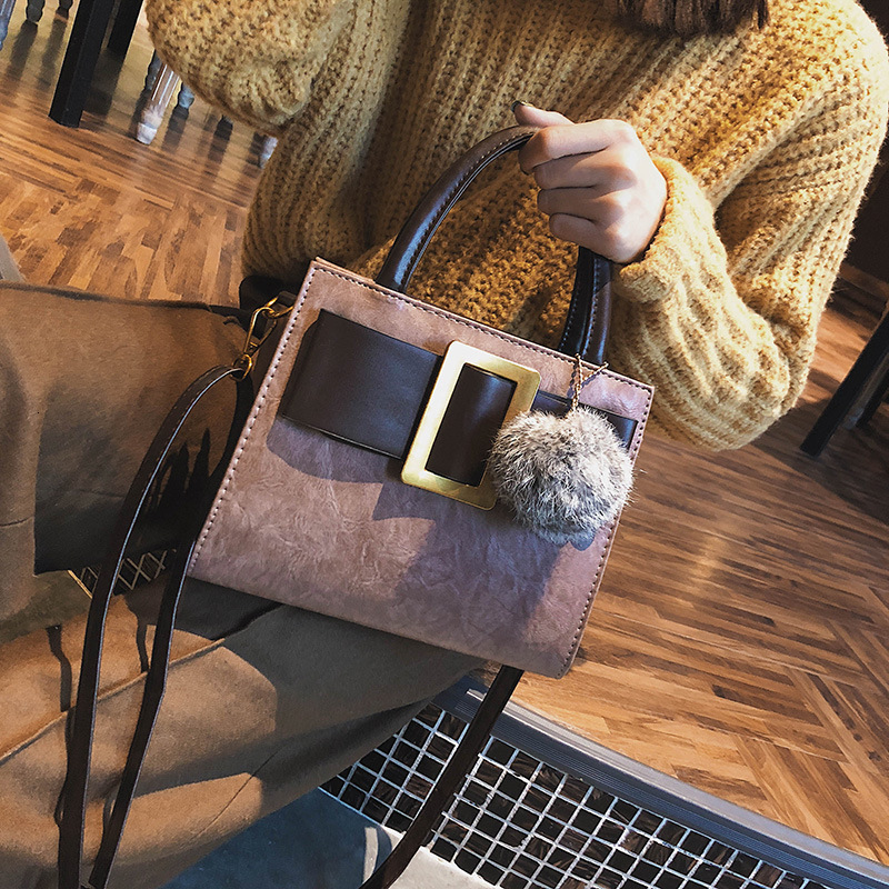 Autumn and winter new retro style designer bag fashionable simple luxurious handbag women's shoulder bag personalized small square bag