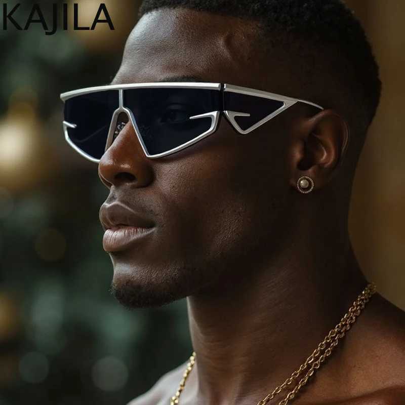 Y2K Punk Square Shield Sunglasses Men 2025 Luxury Brand Vintage Irregular Steampunk Windproof Sun Glasses for Women Cycling J251114