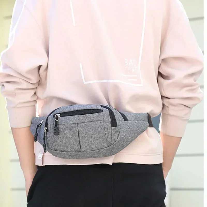 Mens Breast Package Waterproof Outdoor Sports Bag Canvas Pouch Koreanstyle Waist Bag Fanny Pouch Crossbody Male Bag Z251021
