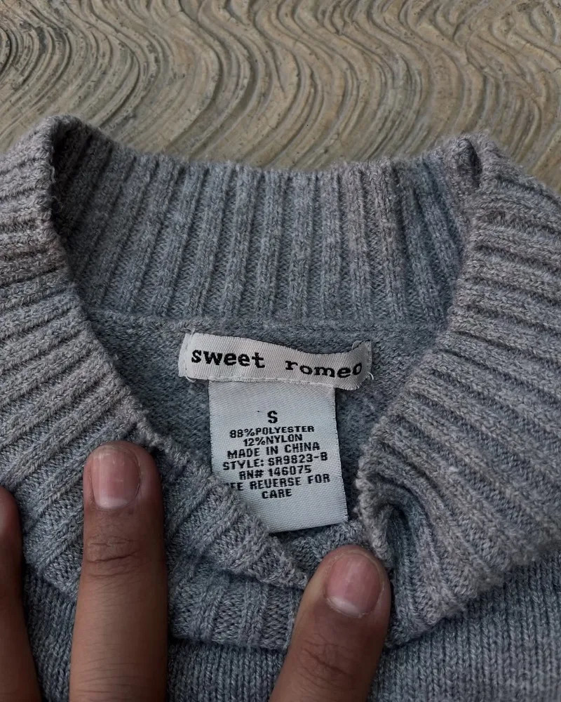 Y2k European and American punk street style knitted sweater men and women spring fashion sweater Harajuku oversized pullover 251020