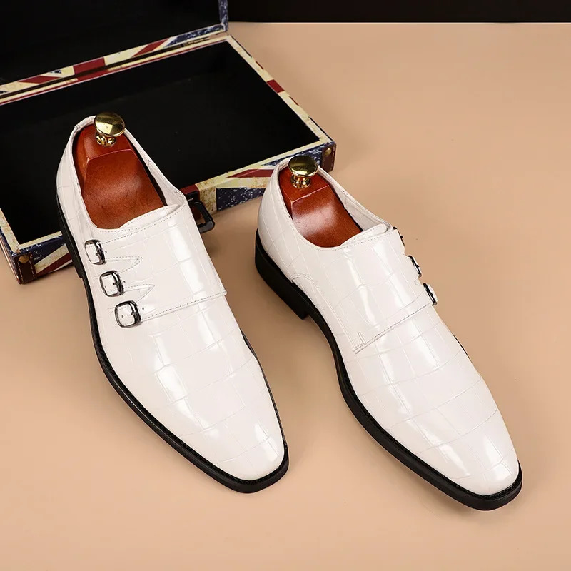 Slip on Dress Shoes Men Oxfords Fashion Business Office Mens Shoes Classic Leather Male Suits Shoes Italian Wedding Shoe 251021
