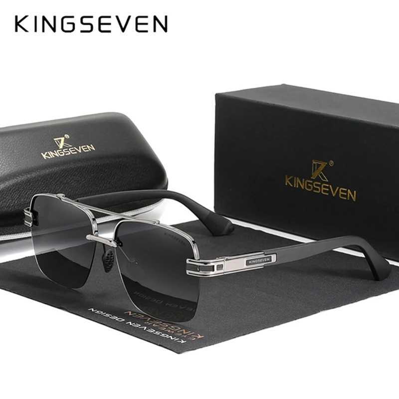 Kingseven Lightweight and Stylish Unisex Sunglasses Adding Charm and Elegance to Your Summer Classic Design Perfect for Pairing with Any Outfit J25111