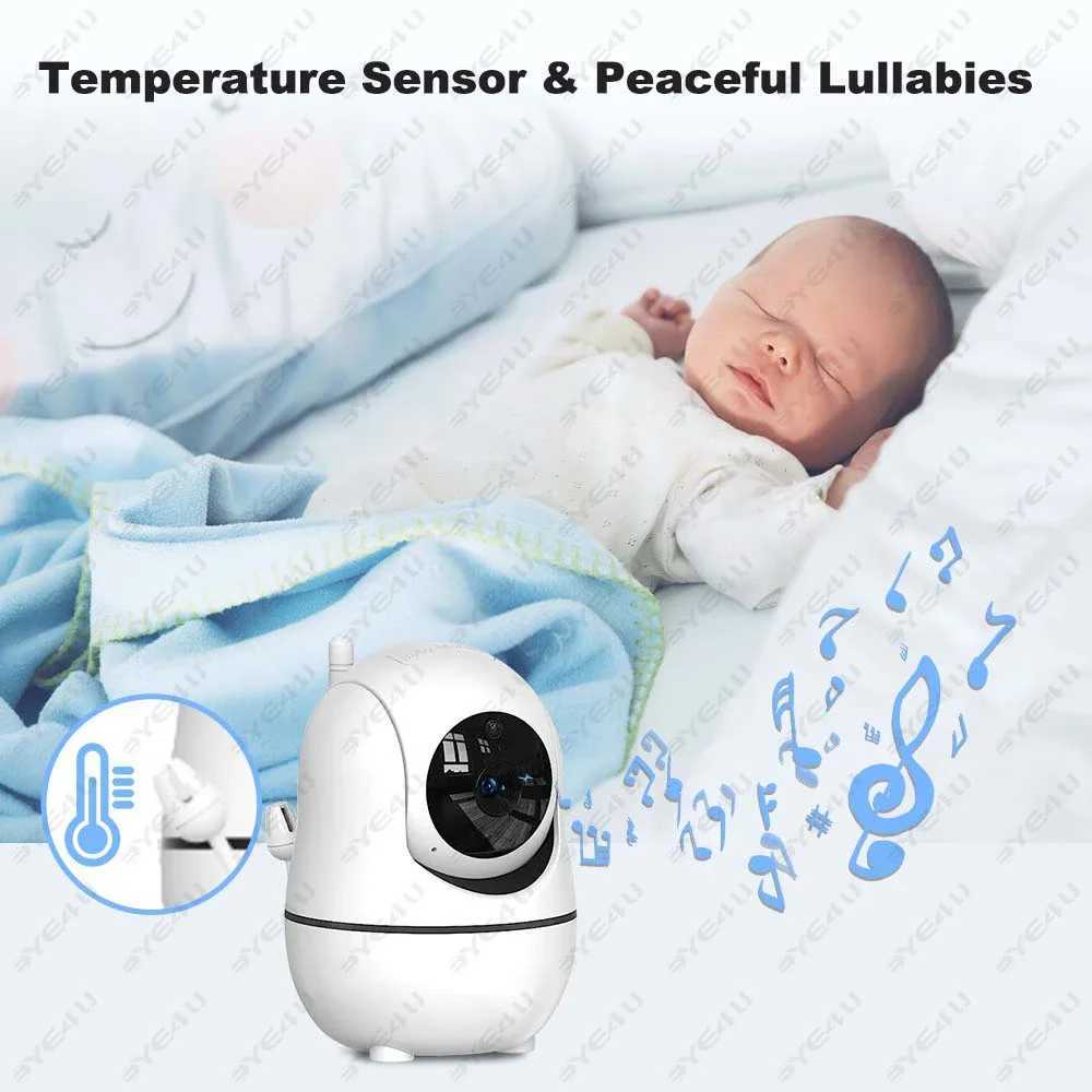 7 Video Baby Monitor With 2 Cameras Indoor Smart Security Protection Nanny Video Cam Two Way Audio Zoom Pet Monitoring Camera J251121