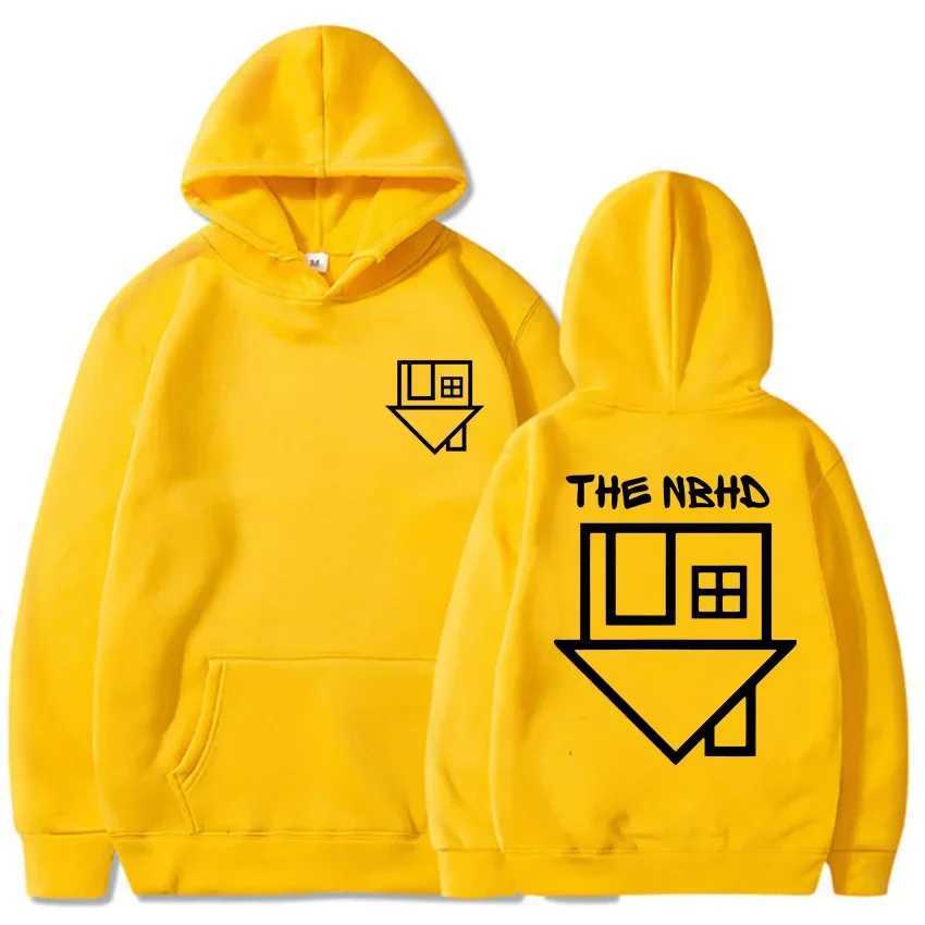 2025women and Men Clothes The Neighbourhood Band Printing Sweatshirts Unisex Streetwear Winter Soft Comfortable Hooded Pullovers J251021