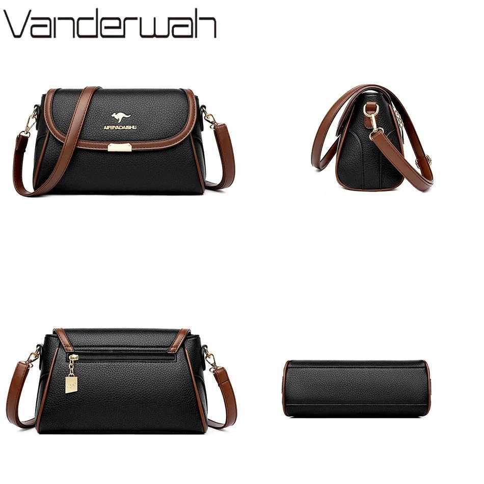 Solid Color High Quality Leather Small Shoulder Bagsfor Women 2024 New Messenger Bags with StrapDesigner Crossbody Bag Sac AMain Z251018