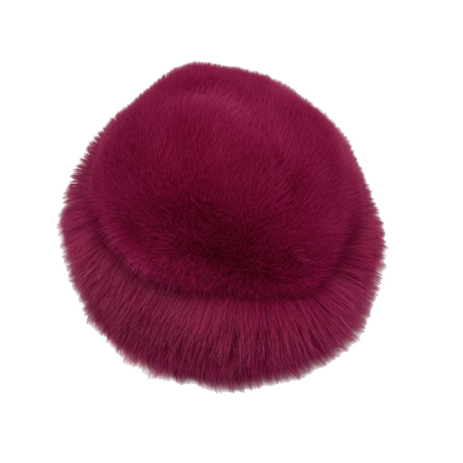 Fashion Plush Hat for Women Autumn and Winter Coldproof Warm Northeast Hat Imitation Fox Fur Versatile Ear Protection Hat H251020