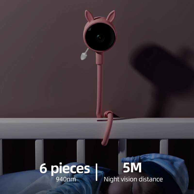 1080P HD Baby Monitor Tuya APP Remote Control 2 Million Pixel Camera Sound Temperature Detection Infrared Night Vision Babyphone J251121