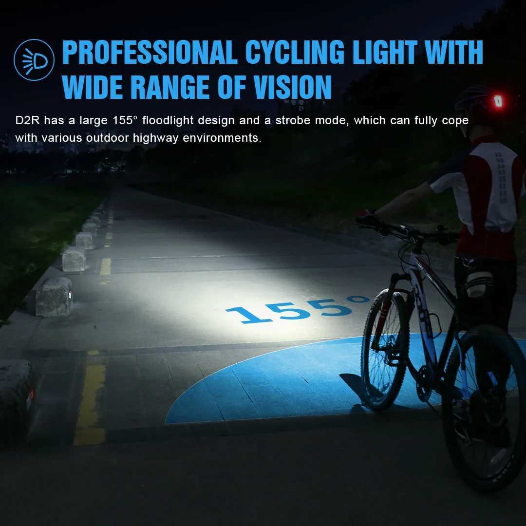Trustfire D2R Bicycle Led Flashlight 450 Lumens TypeC Rechargeable Bike Light Quick Release 1600mAh Battery Lantern Torch Lamp X251021