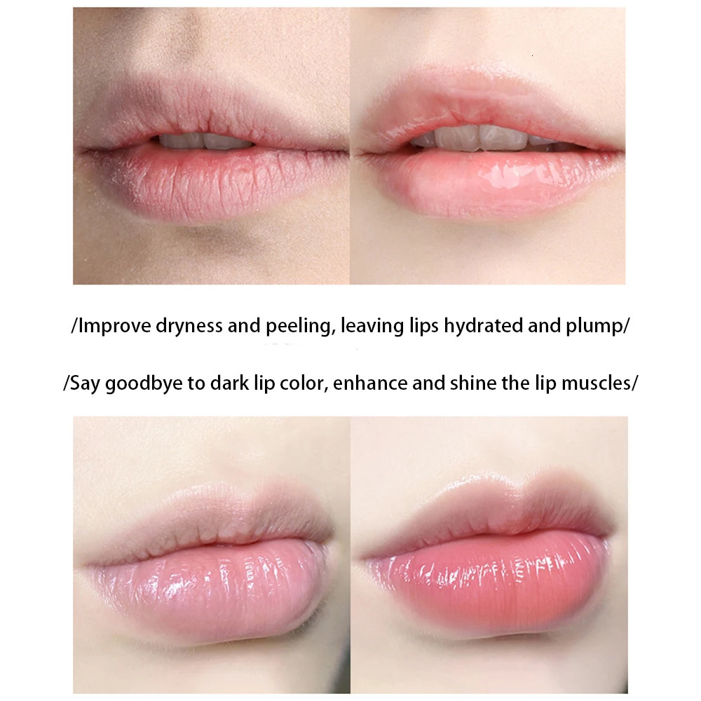 Reduce Fine Lines Pearl Lip Balm Makeup Lip Base Improve lip dry Moisturizing Lip Care Female Lipstick Cosmetics 251018
