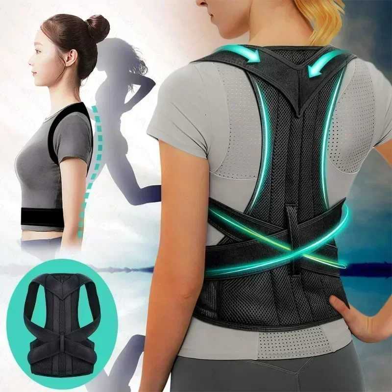 Back Posture Corrector Scoliosis Back Brace Spine Neck Stretcher Trainer Shoulder Support Posture Correction Belt Orthopedic1 D251021