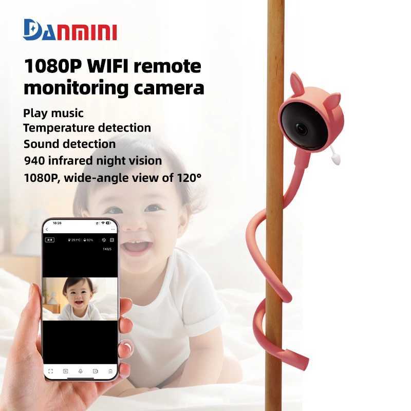 Danmini Smart Baby Monitor 1080P 2MP Camera Tuya App Remote Control Twoway Intercom Babyphone Infrared Night Vision Babysitter J251121