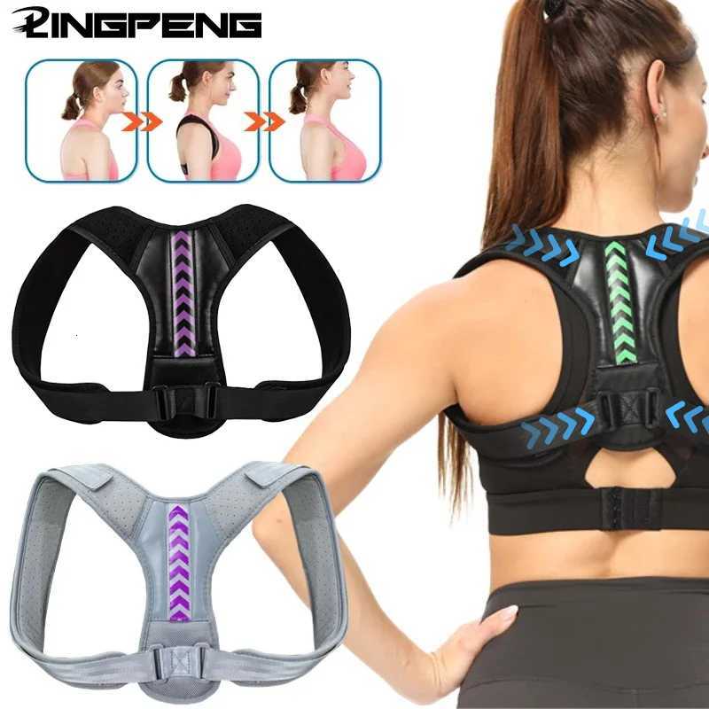 Posture Corrector Unisex Adjustable Back Clavicle Support Back Brace for Neck Back Shoulder Reshape Body D251021