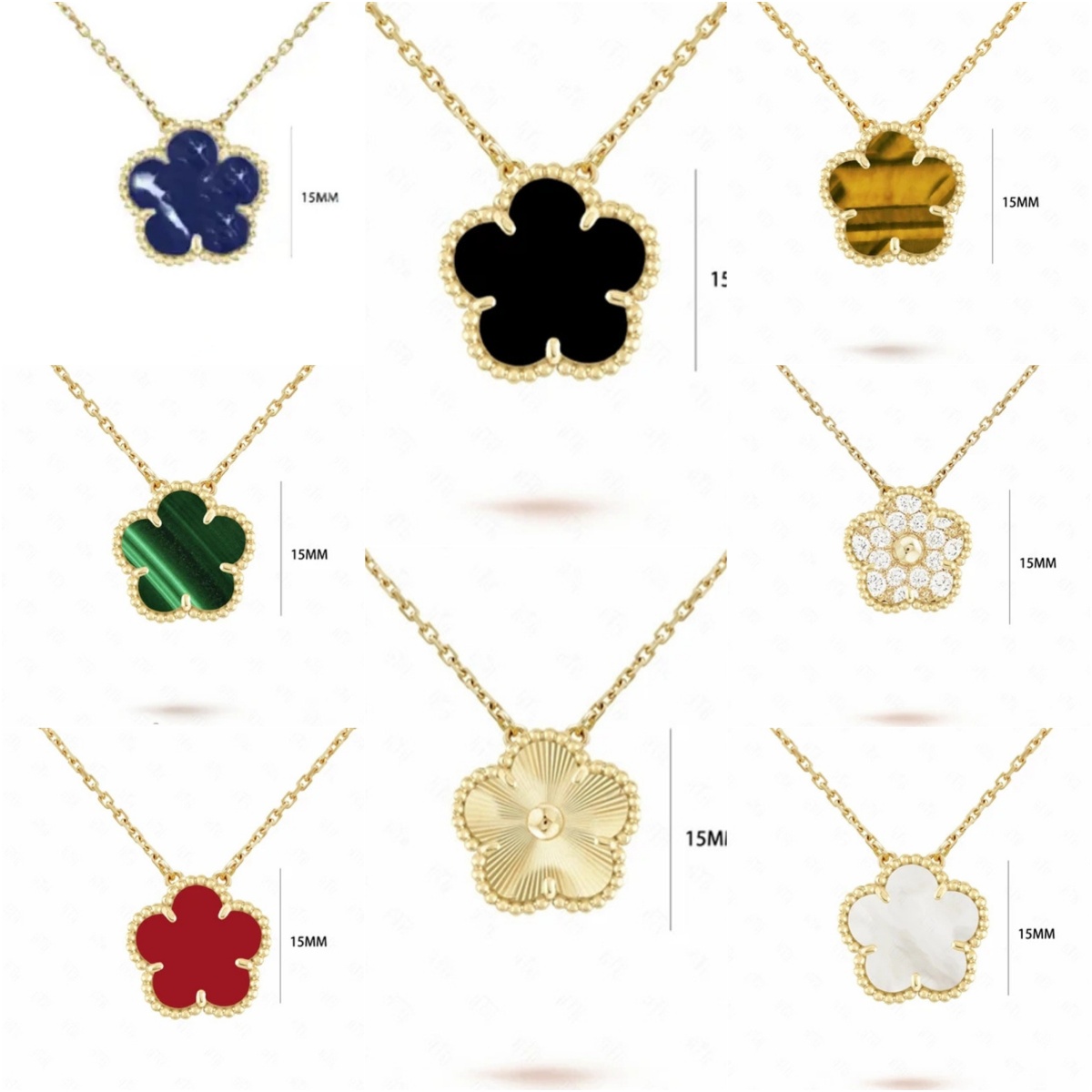 clover necklace designer necklace luxury jewelry Classic Four Leaf Clover necklace jewelry Charm gold pendent necklace necklace designer necklaces women