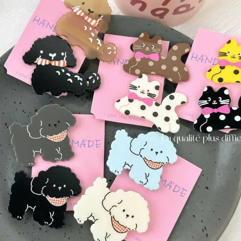 Puppy hair clip 2023 New Kitten Cute Funny hairpin Cartoon Animal Side Broken Hair Duckbilled clip Hair AccessoriesW254021