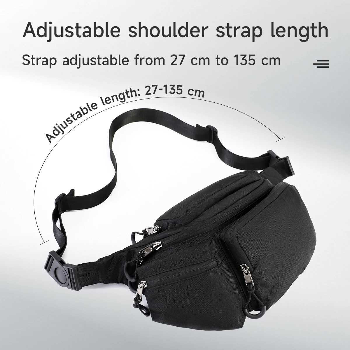 Tigernu Chest Bags Mens Shoulder Bag Fanny Packs For Men Hip Sack Crossbody Bag Men Sling Bag Mens Breasts Tactical Bags Male Z251021