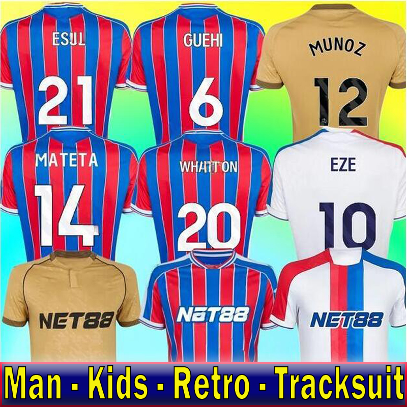 25 26 CPFC Soccer Jerseys M.FRANCA OLISE KOUYATE EZE CrystalS LERMA J.AYEW MATETA CHLUPP PALACE BENTEKE SCHLUPP kit Football shirts third 3rd player version