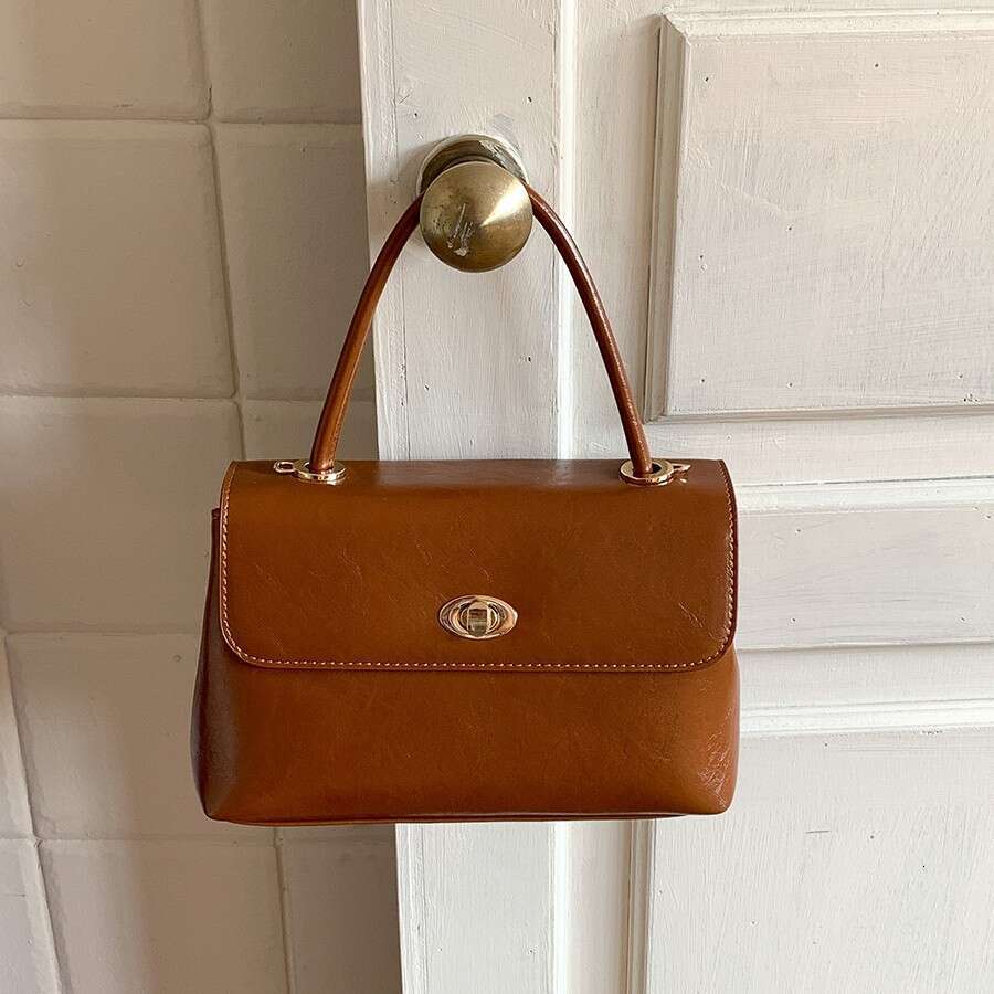 Square For Women, Elegant And Versatile Korean Style Crossbody Bag, Commuting High-End Fashion Single Shoulder Small Bag B5