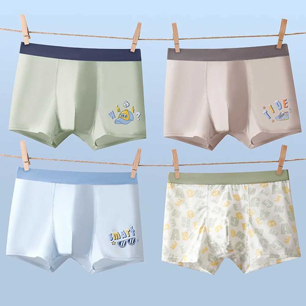 Teenagers Cotton Soft Antibacterial Panties Childrens Breathable Comfortable Cute Printed Underwear Student CloseFitting Panty J251021