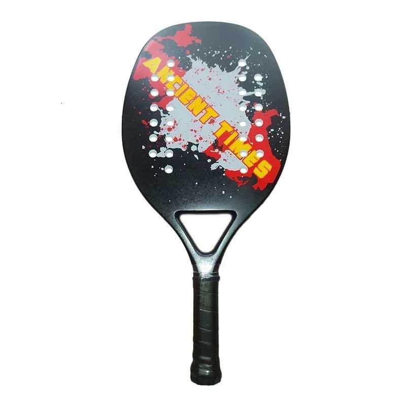 2025 Adult Professional 2K Carbon Frame Fiber Beach Tennis Racquet Soft EVA Facial Laquita With Bag Unisex Equipment W251021