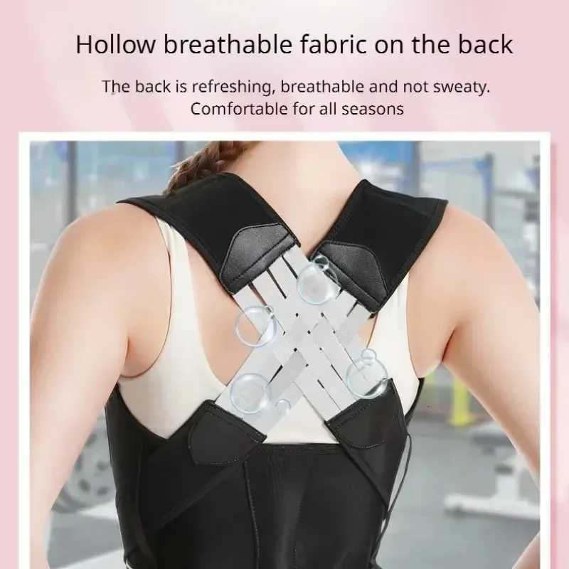 Back Posture Girdle for Women Men Shoulder Posture Corrector Back Support Gym Exercise Pilates Back Straightener Body Shape D251021